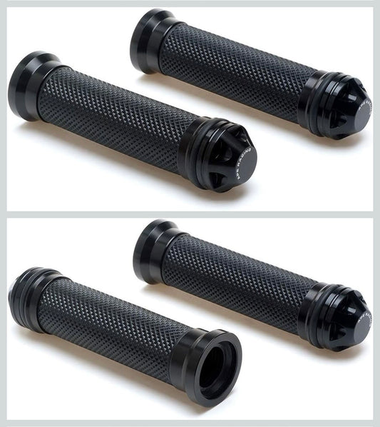 Billet Aluminum and rubber custom grips
