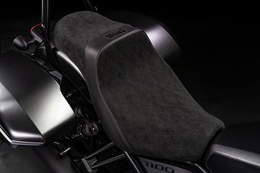 Super Suede™, Double Diamond, Stealth-Grip™ Premium 2-Up Saddle for the 2021-2026 Honda Rebel 1100 & 1100T models
