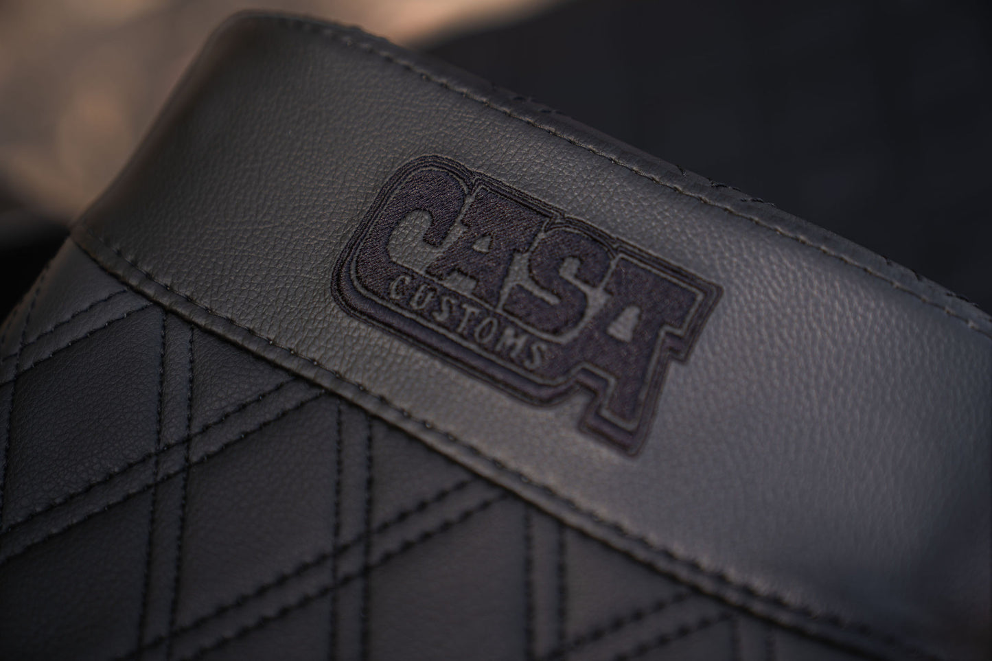 Rebel 1100 Seat & Sissy Bar Combo, Our Stealth-Grip™ Double Diamond 2-Up Saddle combined with our Diablo Sissy Bar with 100% Matching Double Diamond Backrest Pad!