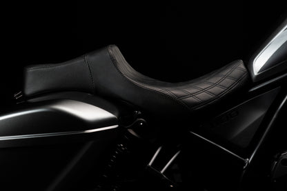 Rebel 1100 Seat & Sissy Bar Combo, Our Stealth-Grip™ Double Diamond 2-Up Saddle combined with our Diablo Sissy Bar with 100% Matching Double Diamond Backrest Pad!
