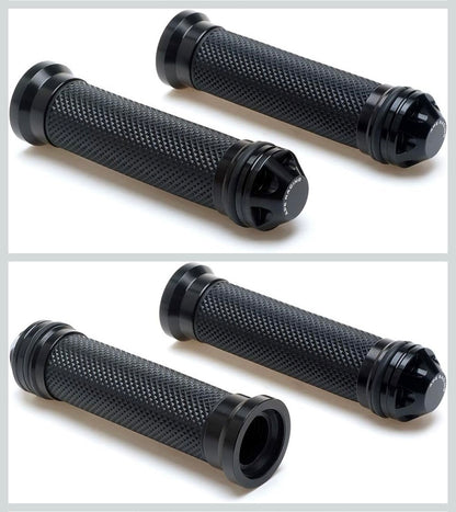 Billet Aluminum and rubber custom grips