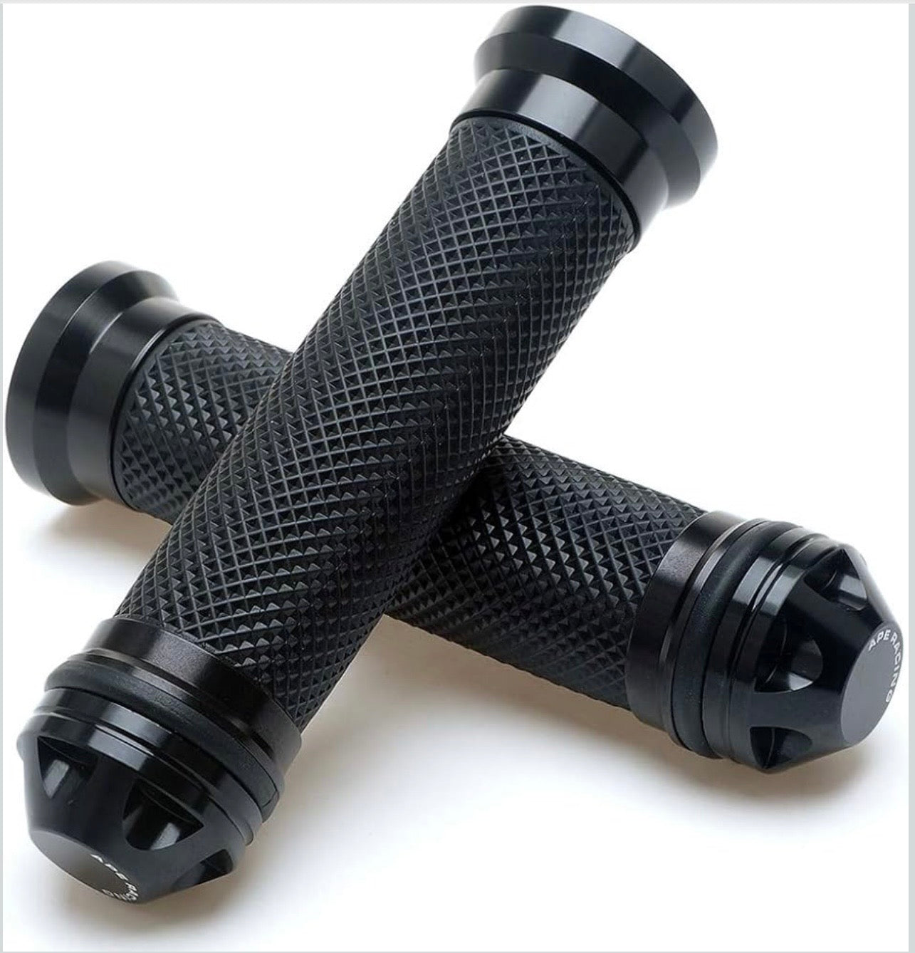 Billet Aluminum and rubber custom grips