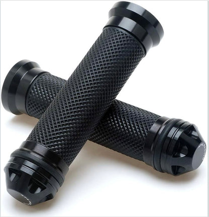 Billet Aluminum and rubber custom grips