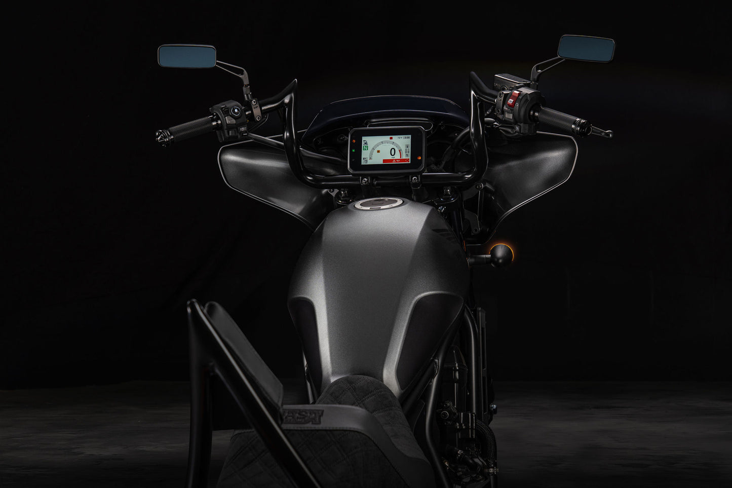 Super Suede™, Stealth-Grip™ Double Diamond 2-Up Custom Saddle combined with our Diablo Sissy Bar with 100% Matching Backrest Pad!