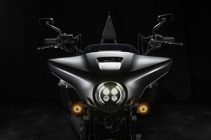 Super Suede™, Stealth-Grip™ Double Diamond 2-Up Custom Saddle combined with our Diablo Sissy Bar with 100% Matching Backrest Pad!