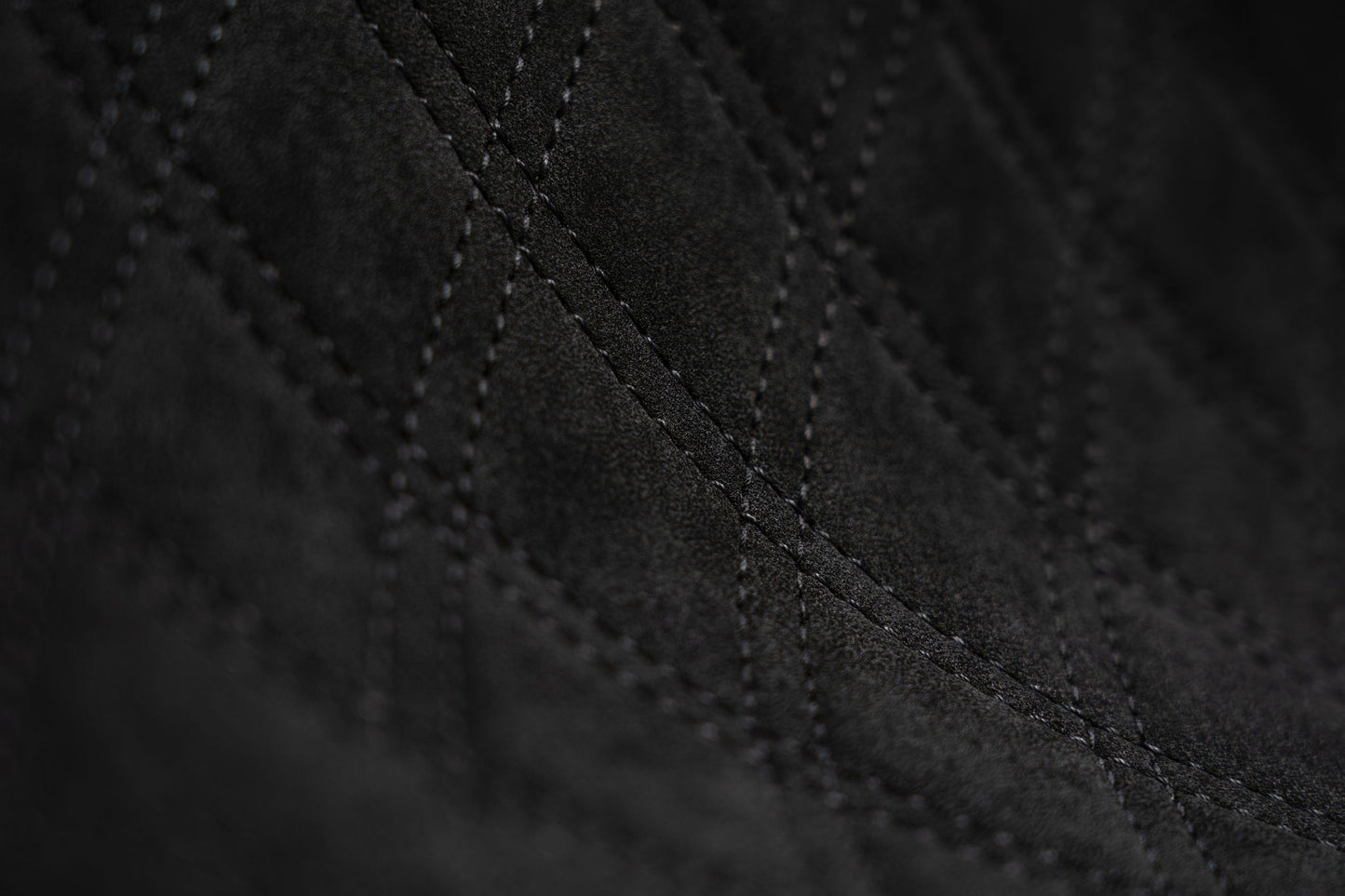 Super Suede™, Stealth-Grip™ Double Diamond 2-Up Custom Saddle combined with our Diablo Sissy Bar with 100% Matching Backrest Pad!