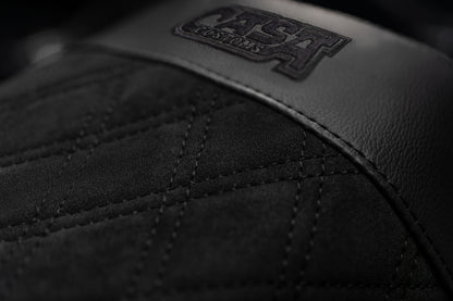 Super Suede™ Double Diamond Premium  2-Up Custom Saddle for Rebel 300 & 500 (2017-2026)