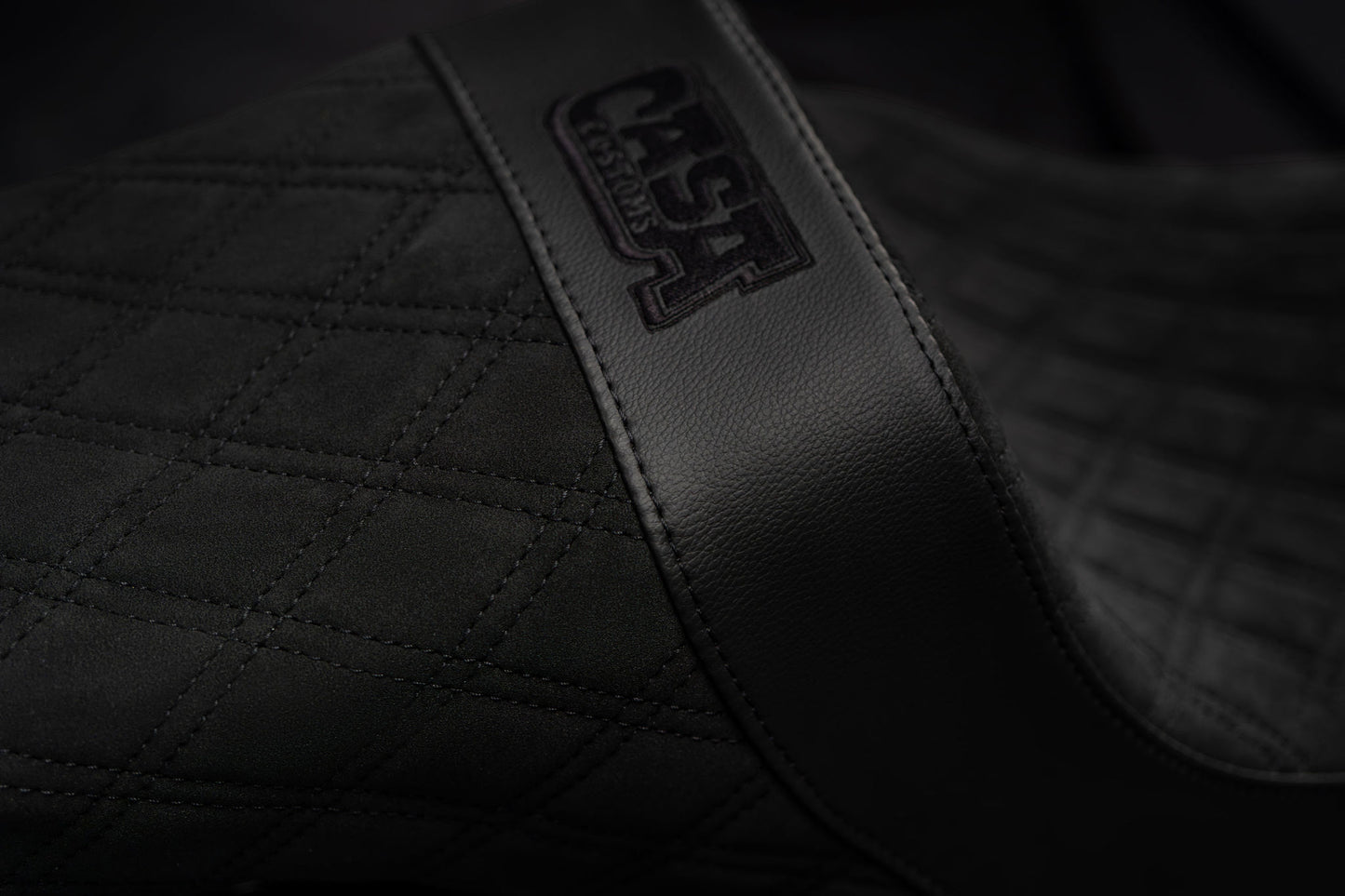 Super Suede™ Double Diamond Premium  2-Up Custom Saddle for Rebel 300 & 500 (2017-2026)