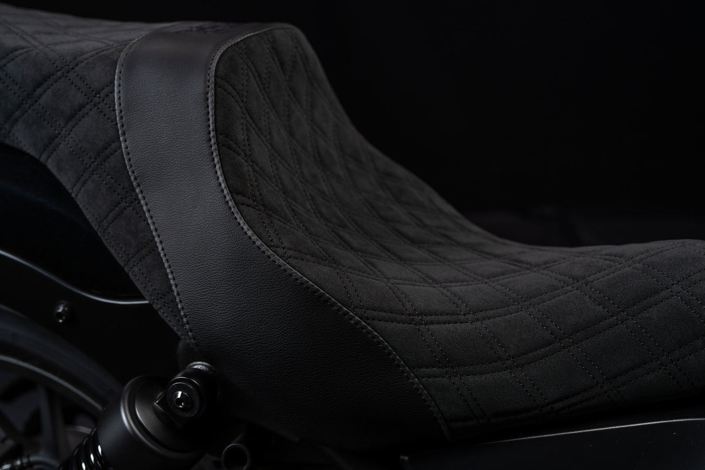 Super Suede™ Double Diamond Premium  2-Up Custom Saddle for Rebel 300 & 500 (2017-2026)