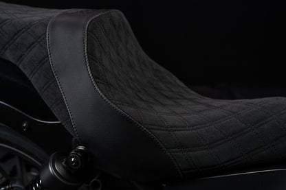 Super Suede™ Double Diamond Premium  2-Up Custom Saddle for Rebel 300 & 500 (2017-2026)