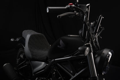 Super Suede™ Double Diamond Premium  2-Up Custom Saddle for Rebel 300 & 500 (2017-2026)